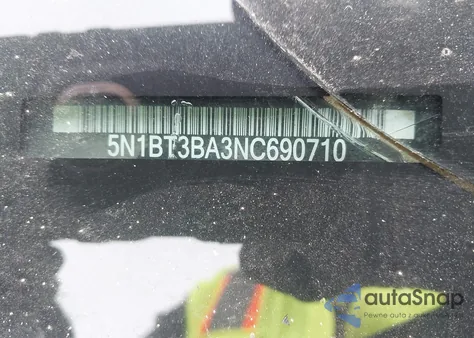 2022 Nissan Rogue Sv Fwd из США, поврежденный, VIN 5N1BT3BA3NC690710